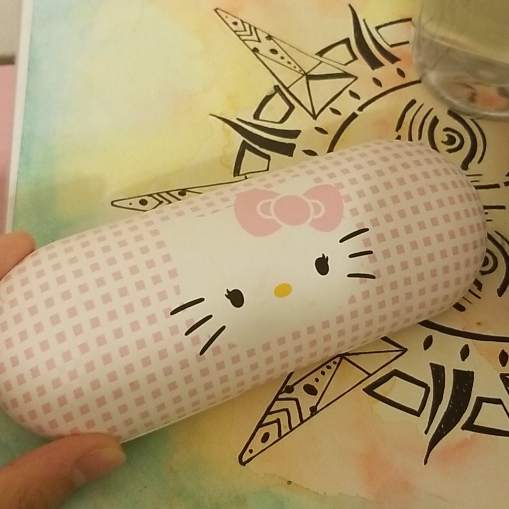 Hello Kitty eyeglass case!